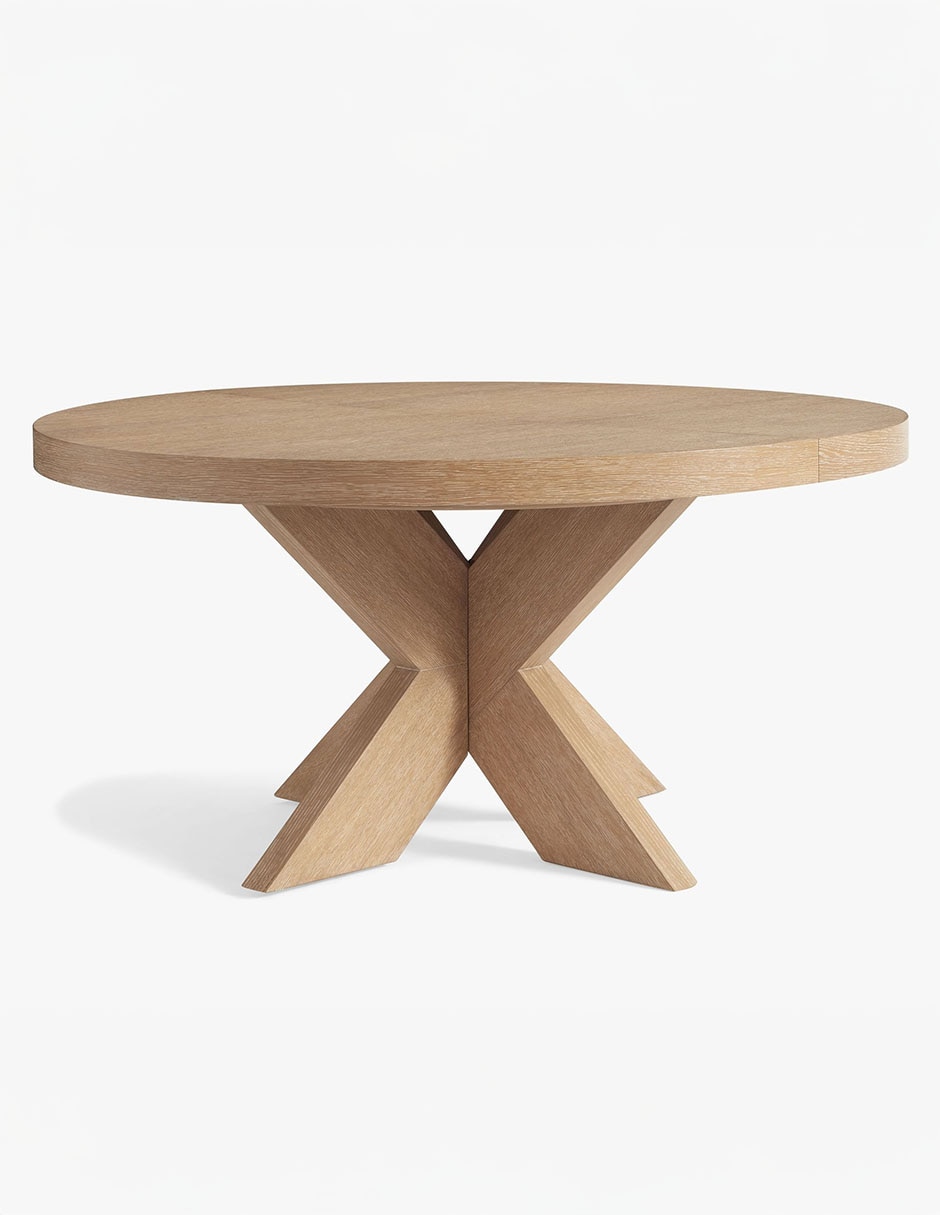 Mesa de comedor extendible armable Modern Farmhouse 2