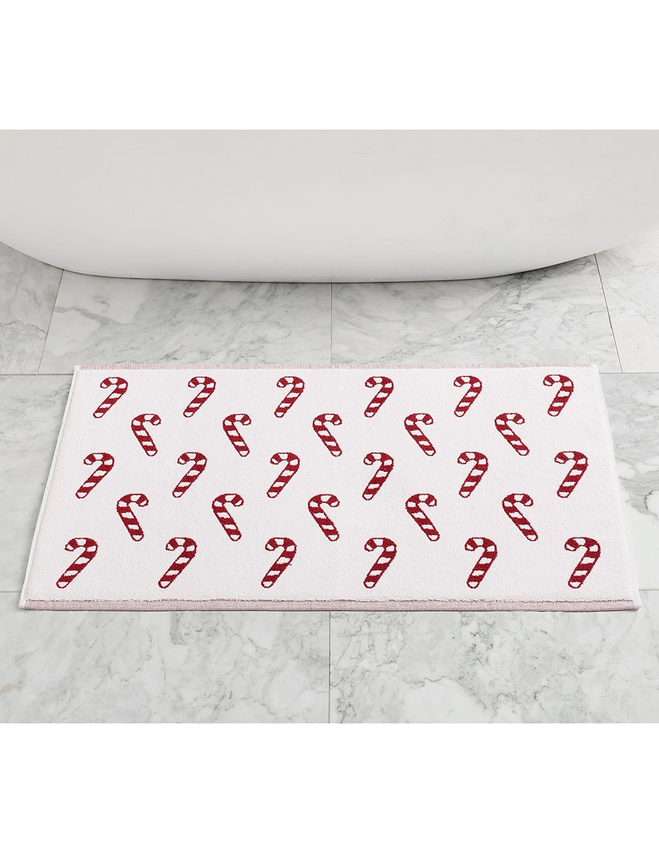 Tapete para baño Candy Cane