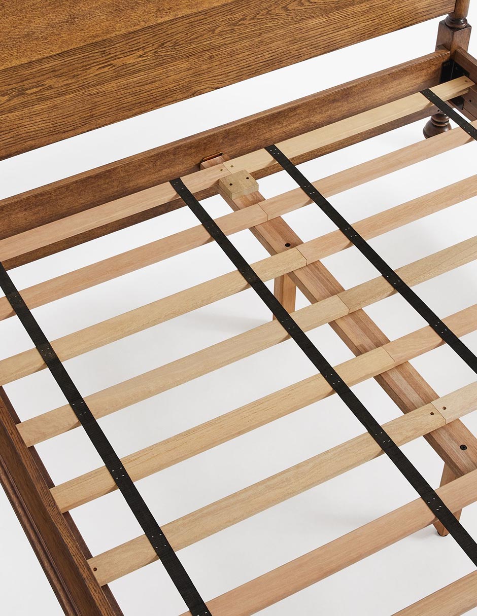 Cama Summerville de madera king size 2