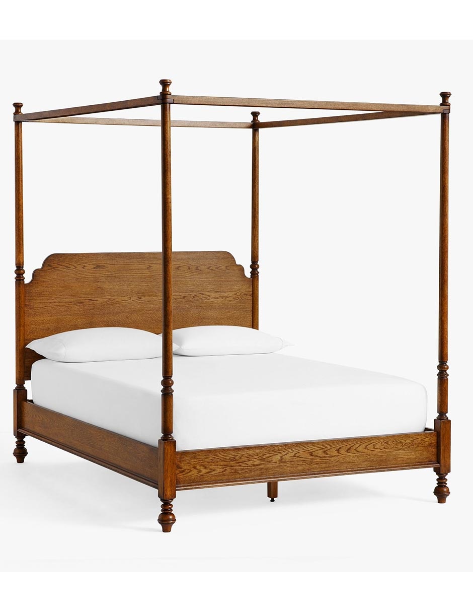 Cama Summerville de madera king size 4