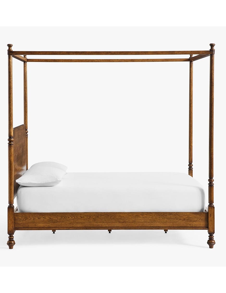 Cama Summerville de madera king size 5