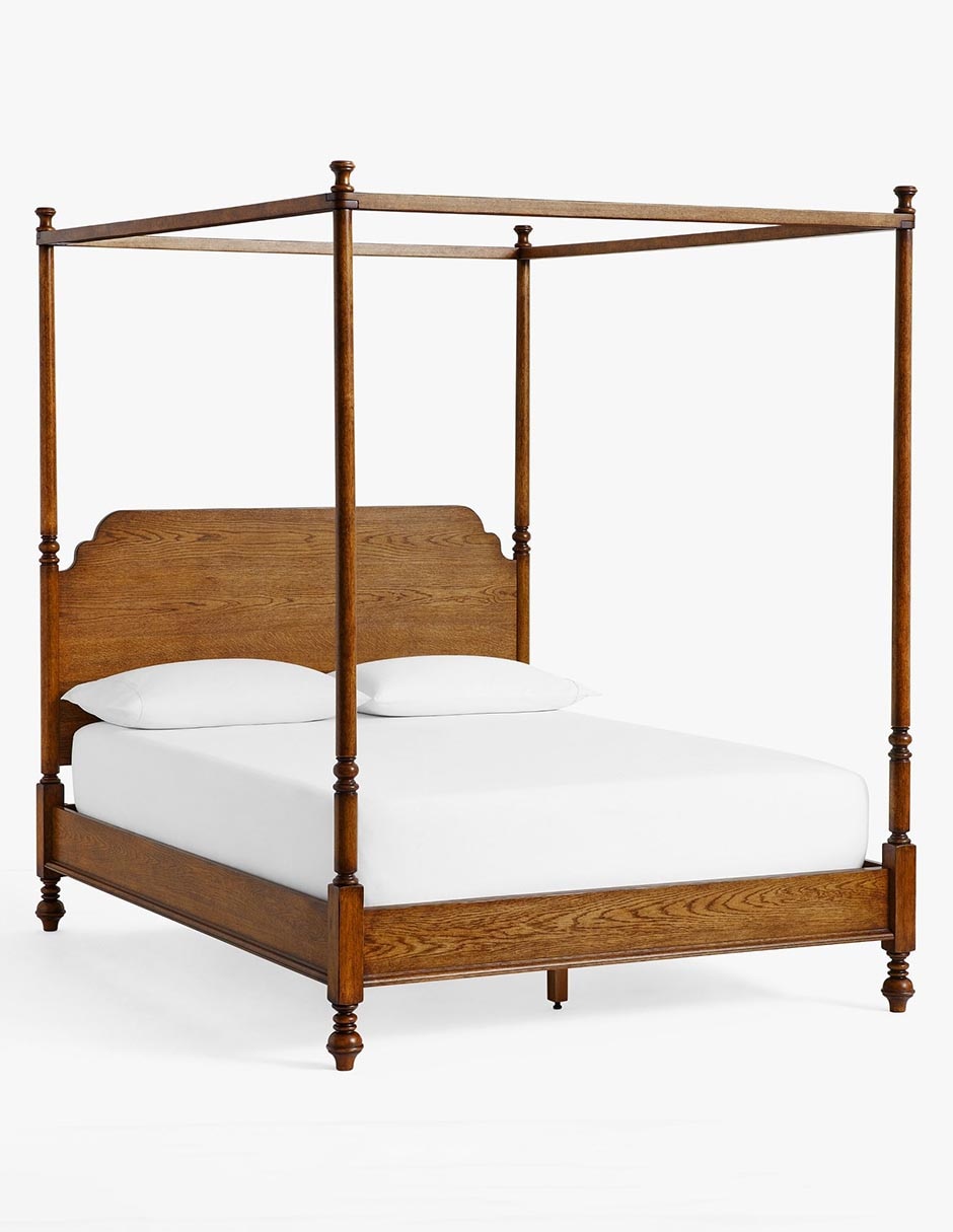 Cama Summerville de madera Queen size 3