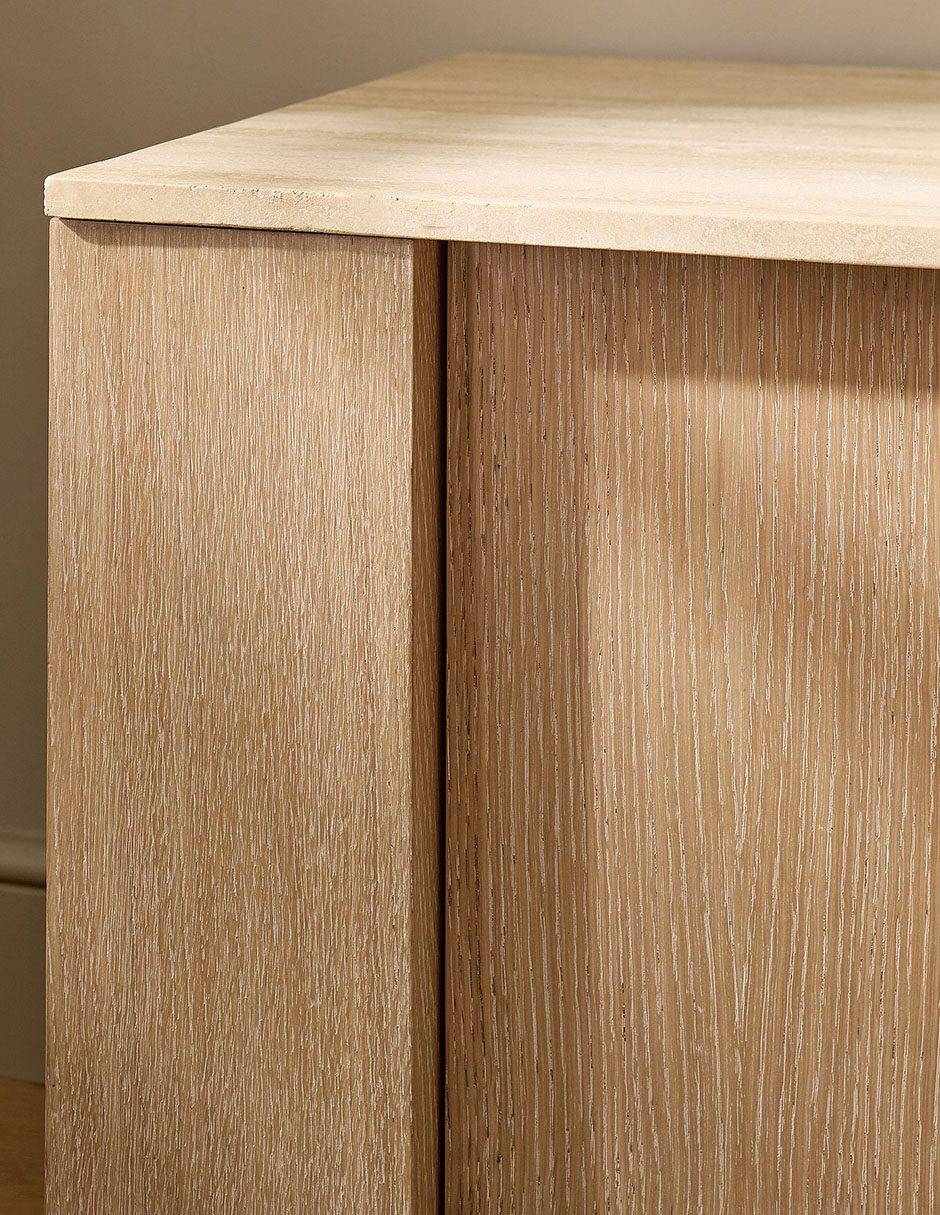 Consola Travertine de madera 2