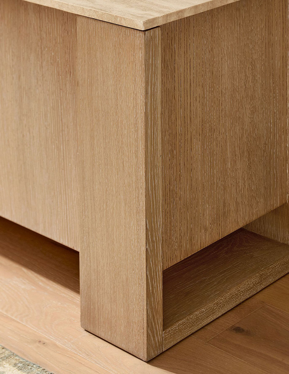 Consola Travertine de madera 5