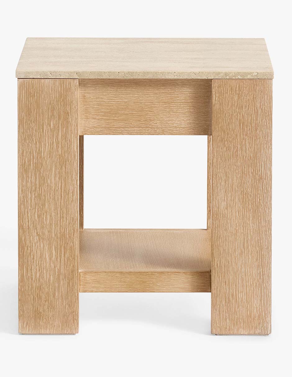 Mesa de acento Travertine 6