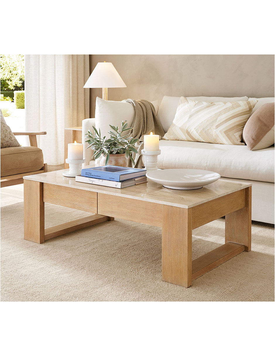 Mesa de centro Travertine 2