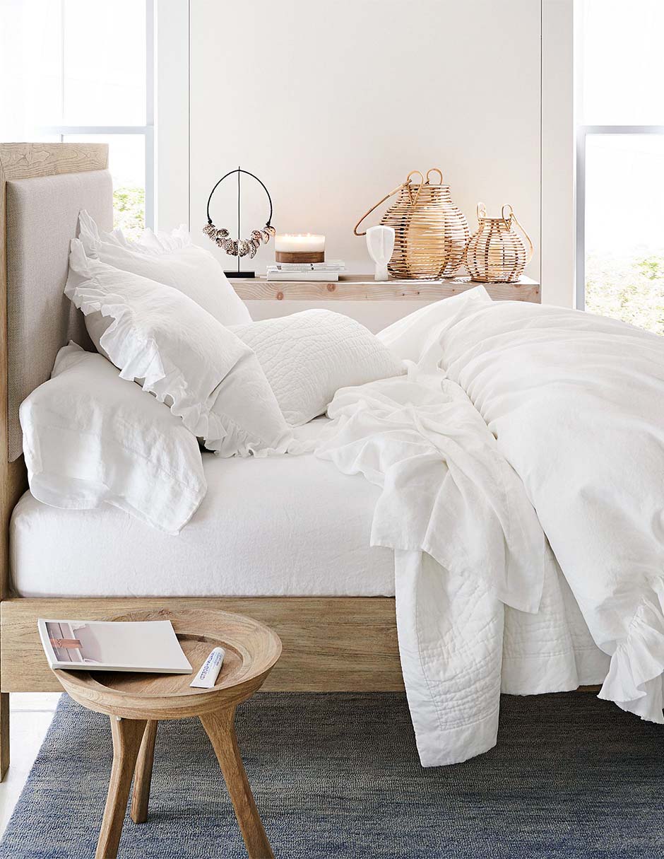 Duvet Belgian Fringe Ruffle