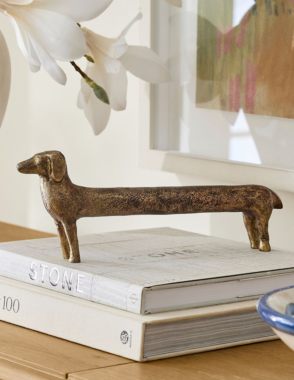 Figura decorativa de perro Sculpted Dog 3