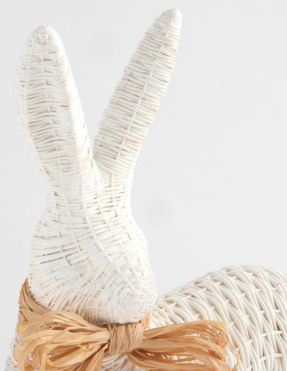 Figura decorativa de conejo Woven Bunny 2
