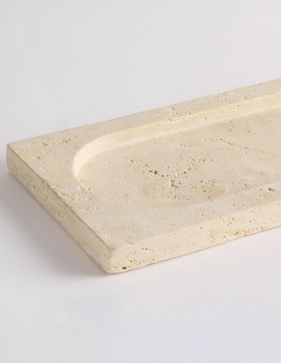 Charola decorativa Travertine de mármol 2