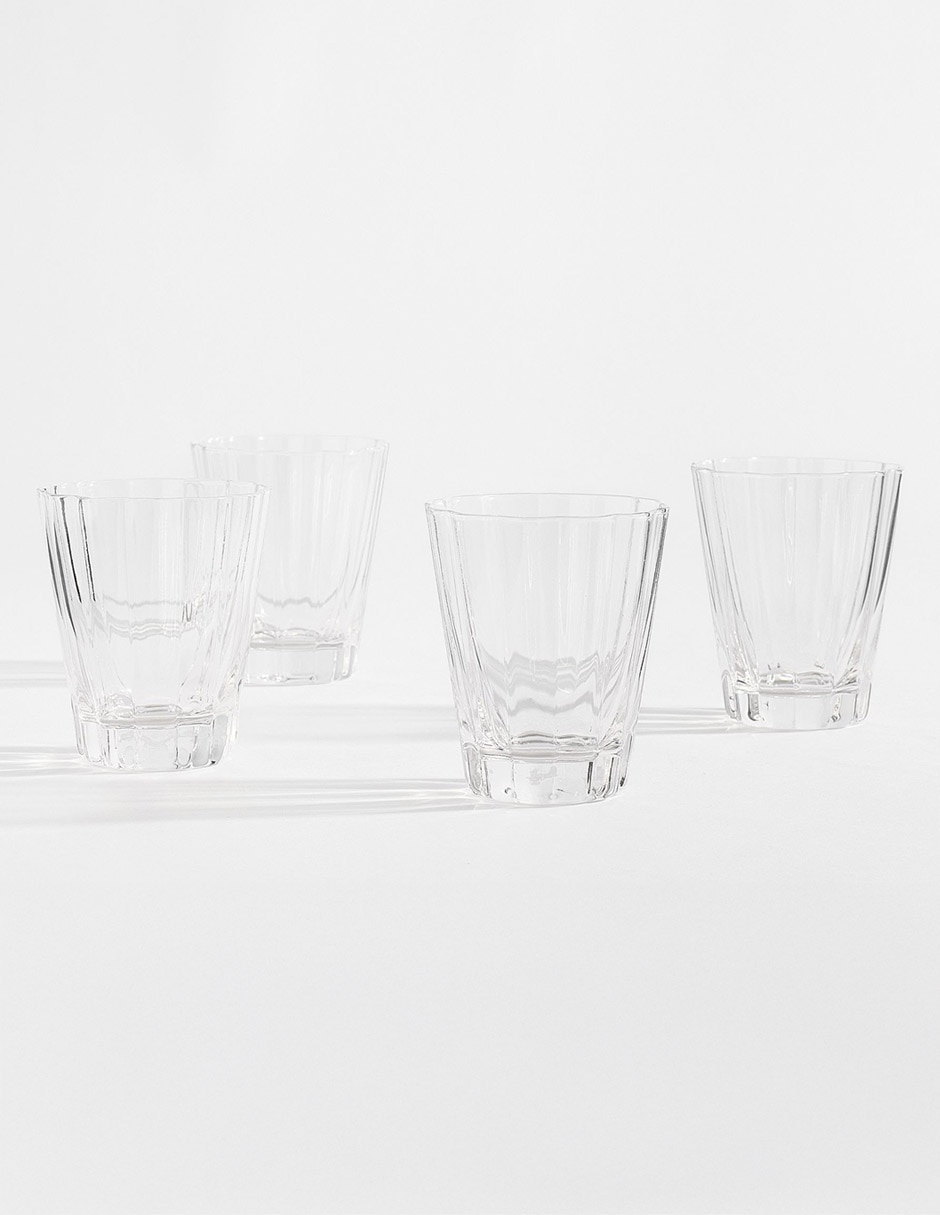 Vaso dof Pottery Fluted Drinkwar de vidrio Vaso dof Pottery Fluted Drinkwar de vidrio