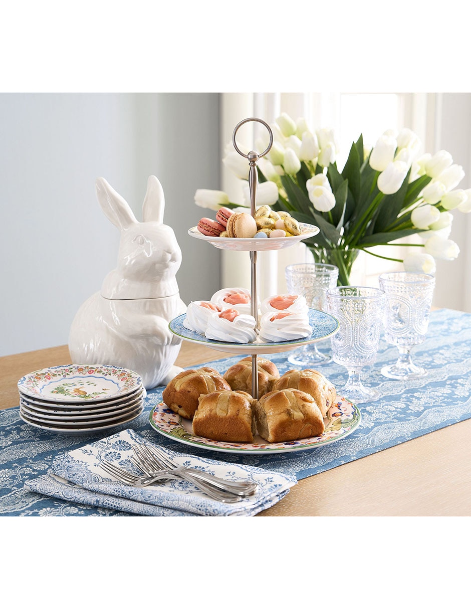 Galletero Floral Bunny de cerámica 4
