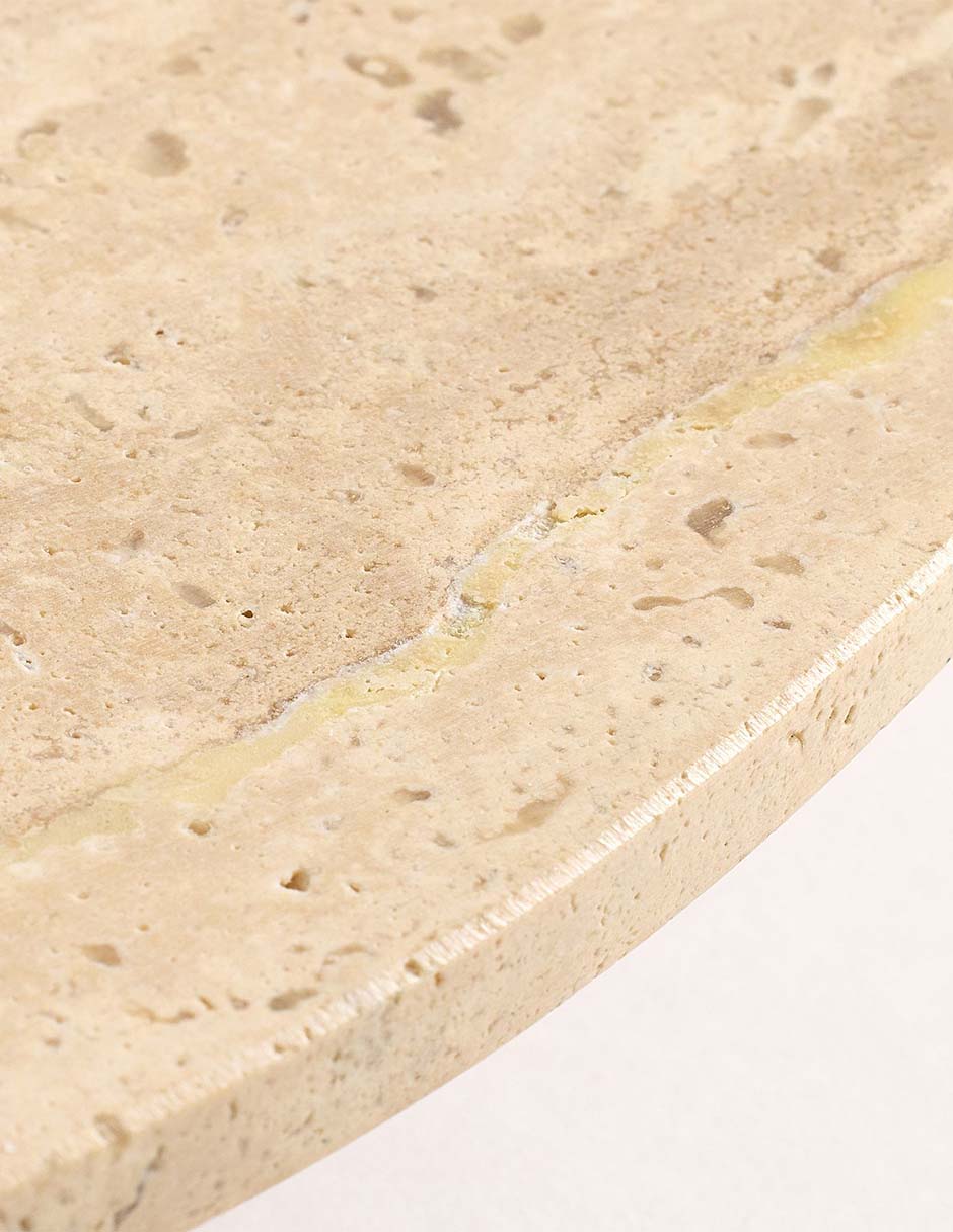 Lazy susan Travertine de mármol 2