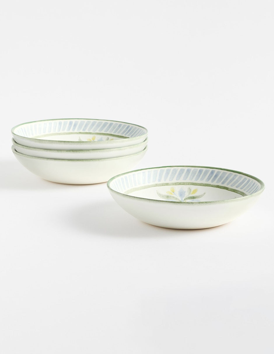 Set bowl Chambray 4 piezas de cerámica