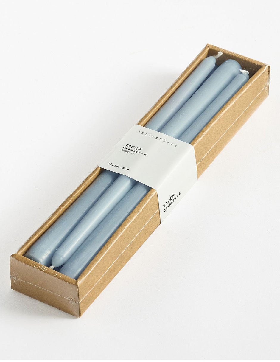 Set vela taper Classic 6 piezas