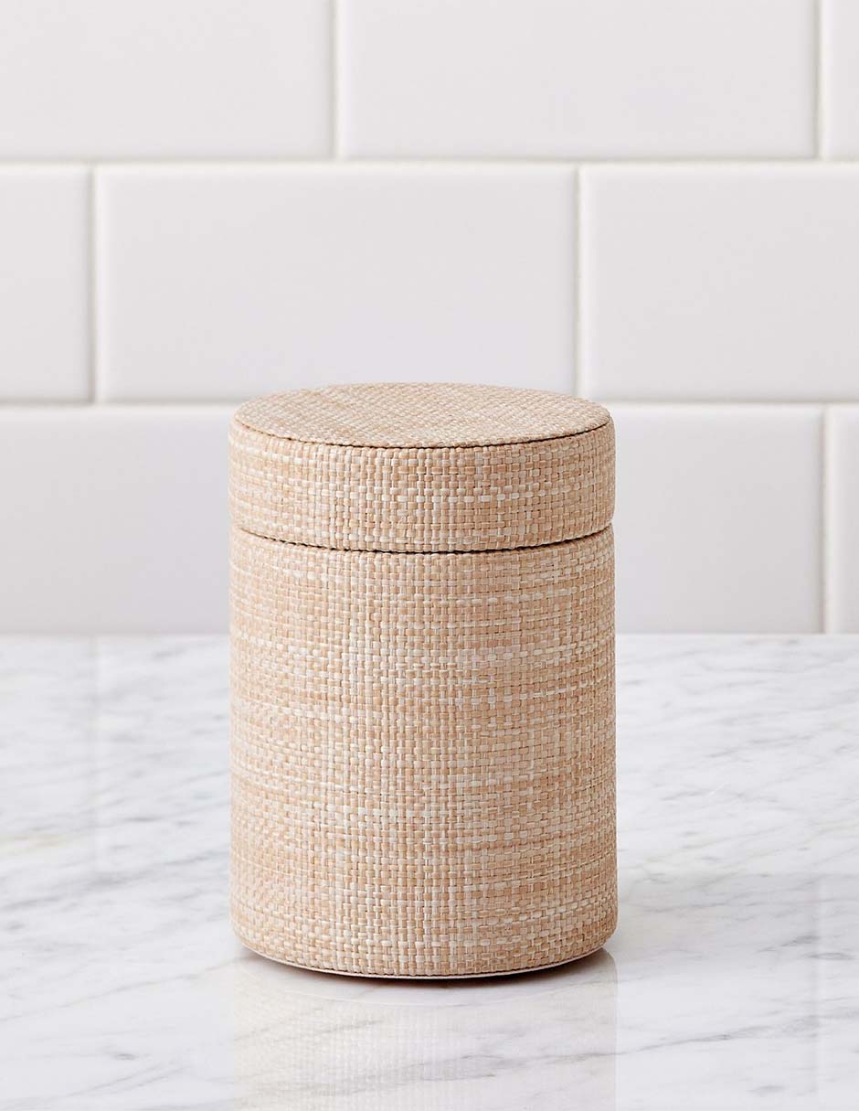 Frasco de almacenamiento Raffia Frasco de almacenamiento Raffia