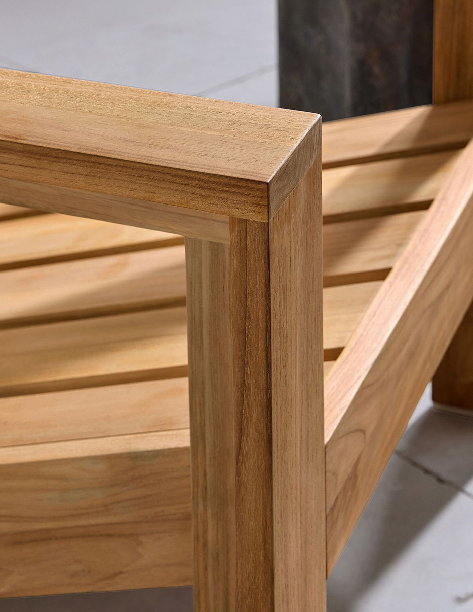 Silla Malibu de madera teca 3