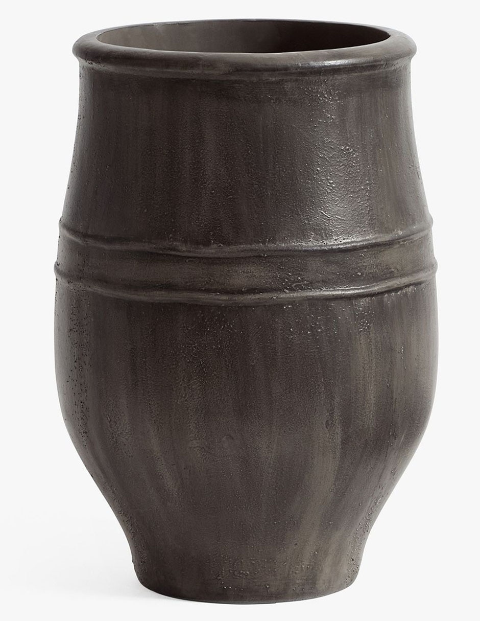 Maceta Sienna de fibra de vidrio