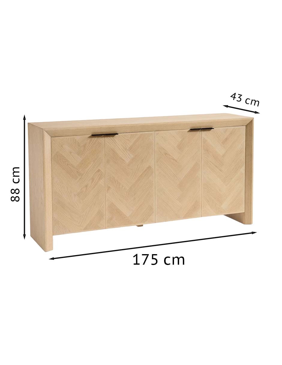 Buffet armable Blair de madera 10