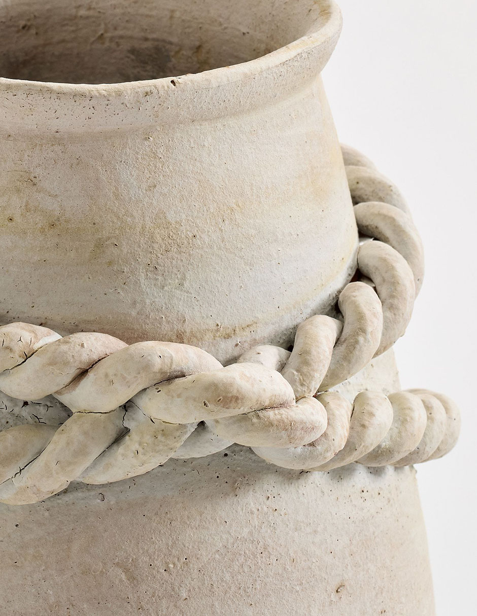 Jarrón Artisanal Rope de terracota 2