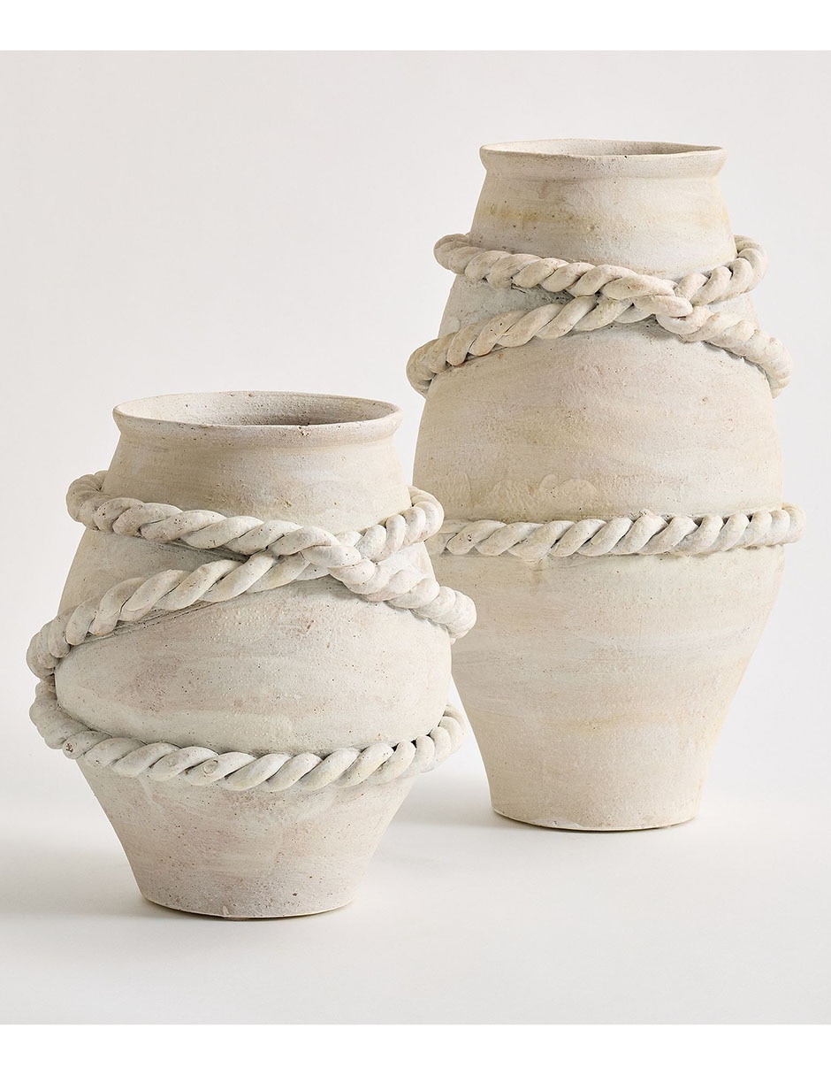 Jarrón Artisanal Rope de terracota 3