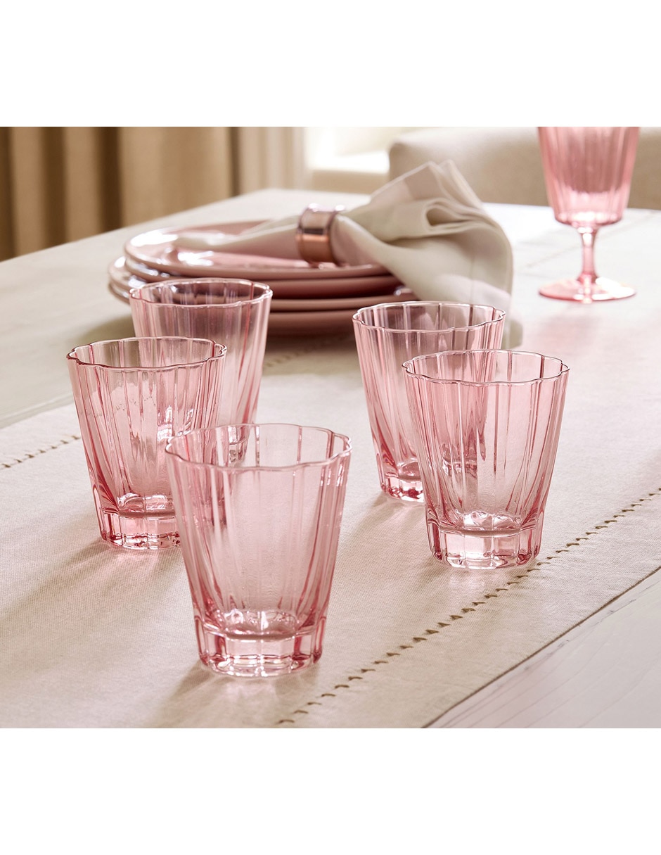 Vaso largo Fluted Drinkwar de vidrio 2
