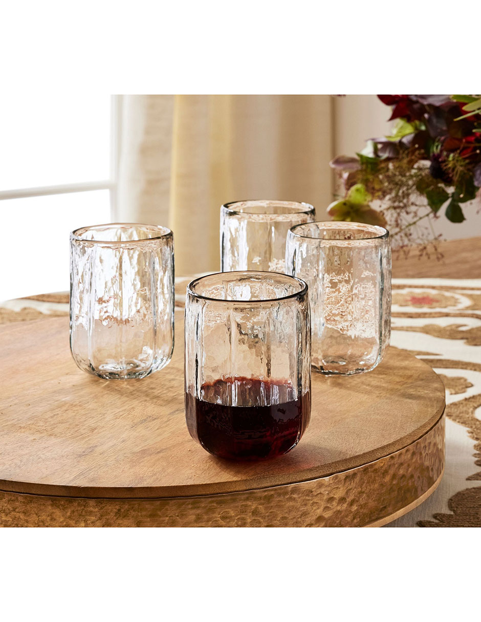 Vaso para vino Hammered Café 3