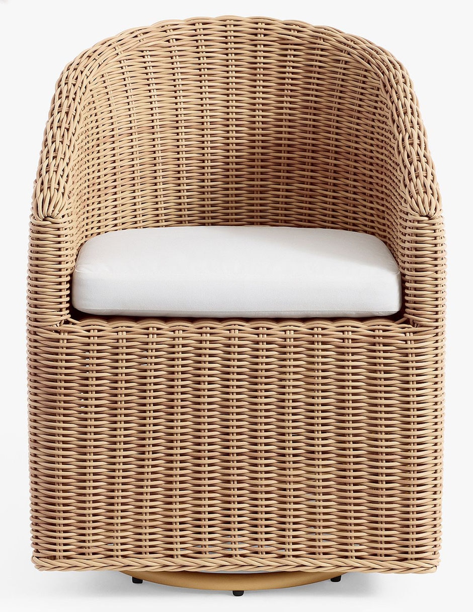Silla Huntington de mimbre