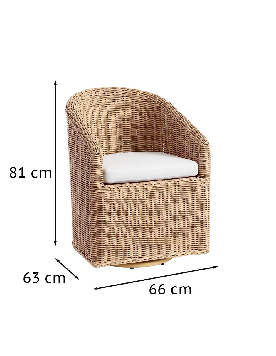 Silla Huntington de mimbre 9