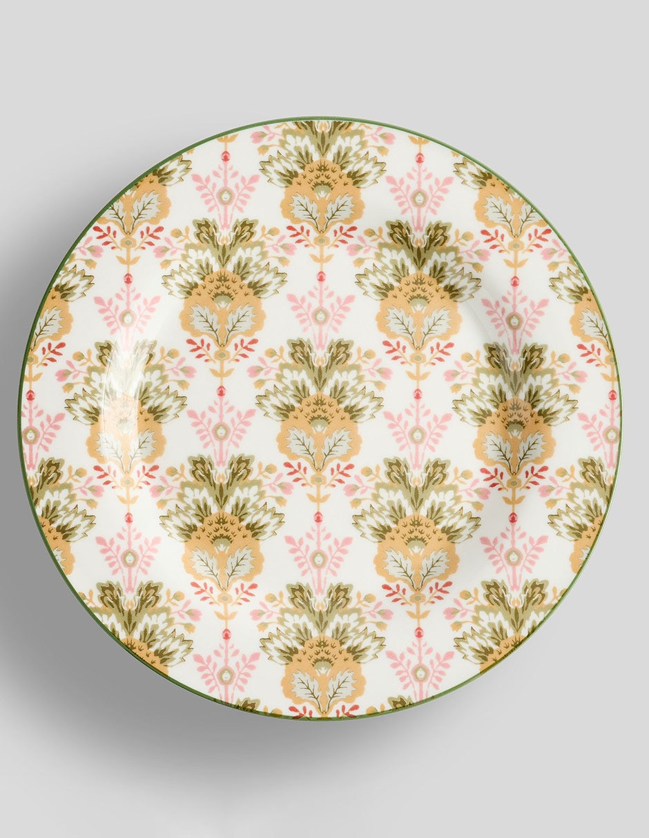 Plato ensalada Kravet Blossom de cerámica