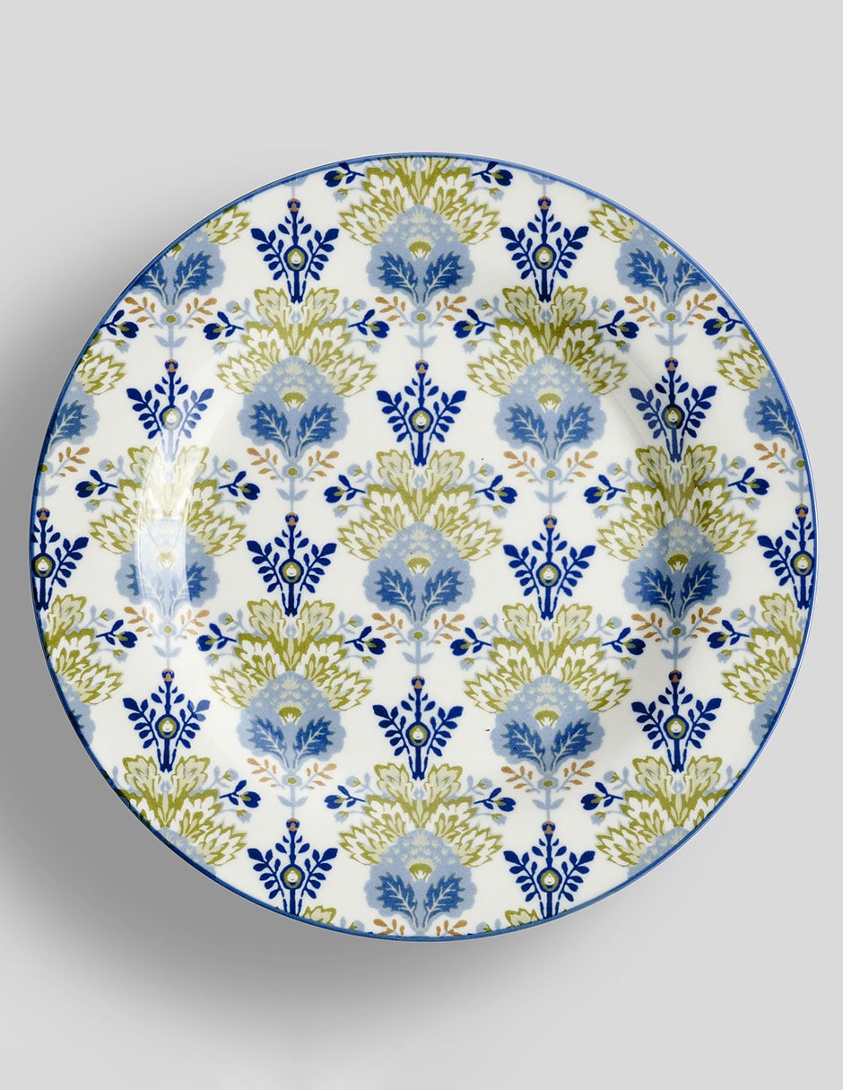 Plato ensalada Kravet Blossom de cerámica