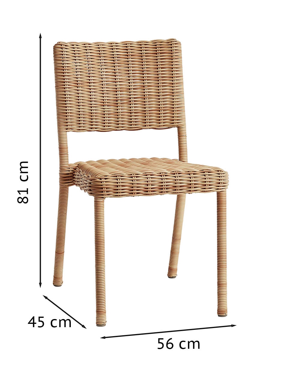 Set de sillas 2 piezas Huntington de mimbre 9